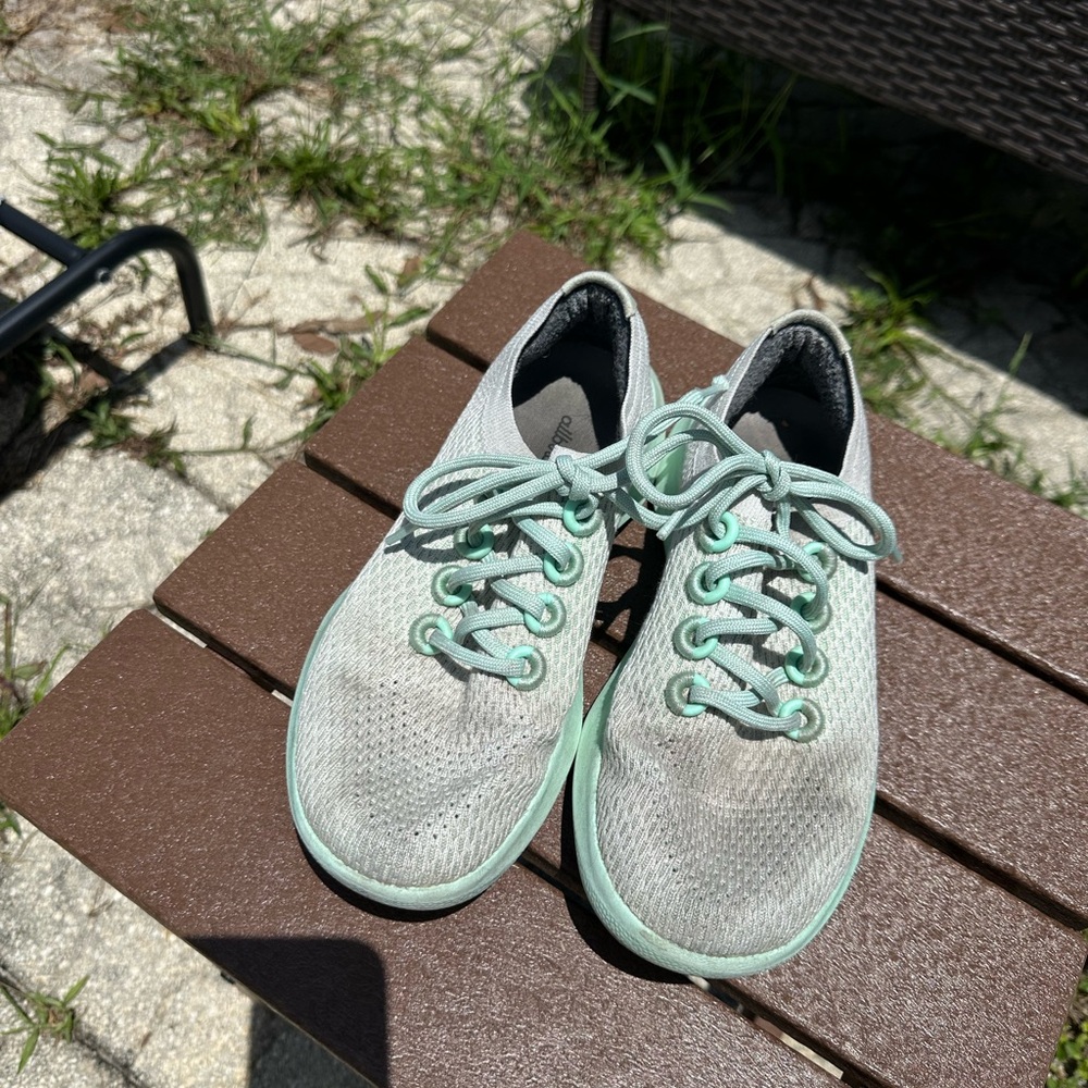 Allbirds Women's Tree Dasher Sneakers in Light Green